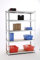 5 Tier Heavy Duty Boltless Metal Shelving Shelves 180cm /150cm Storage Rack Shelf Garage Home (Silver, H 180 x W 120 x D 45 Cm)