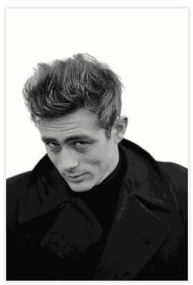 James Dean Filmstar-Poster (13), Leinwand-Poster, Schlafzimmer, Dekoration, Sport, Landschaft, Büro, Raumdekoration, Geschenk, ungerahmt, 30 x 45 cm