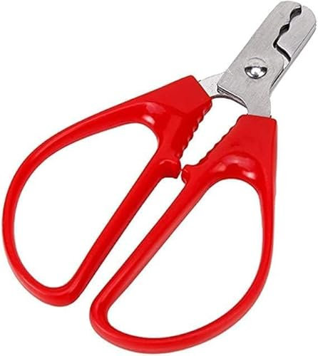 Red Peeling The Shell Nut Shell Cracker Seed Pistachio Sheller Opener Peeling Pliers Nut Crackers Artifact Stainless Steel Convenience Hard Case Buster,Specialty Tools and Gadgets