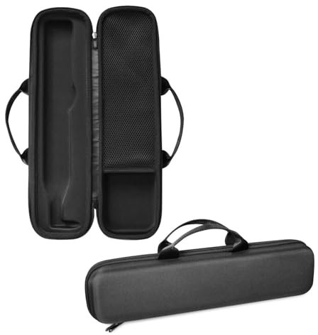 Custodia da viaggio rigida compatibile con Dyson Airstrait Asciugacapelli e accessori per lisciare i capelli portatile, Per spina Eu, 45x14x9.6cm, Semplice e robusto