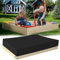 Cubierta impermeable para caja de arena, cubierta de tela Oxford 210D, para caja de arena, a prueba de polvo, cubierta para caja de arena, con cordón para caja de arena, jardín (negro, 150 x 150 x 20