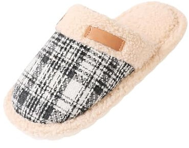 Generico Scarpe Donna Inverno Ciabatte Bambini per Casa Sandali da Spiaggia da Donna, Pantofole Casual, Scarpe Basse, Sandali Pantofole Antiscivolo Donna Ciabattone da Casa (Beige, 40)