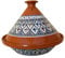 La Maison Unique: Tajine Terre cuite Marocaine Tunisienne Diamètre 32 cm Cocotte Pression Avec Couvercle Plat Ethnique Marocain Cuisine Santé - Qualité Premium - Vert