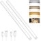 OUILA Led Schrankbeleuchtung mit Bewegungsmelder 60CM 3 Farben Dimmbar Unterbauleuchte Küche Led Leiste Batterie USB Wiederaufladbar Schranklicht für Küche, Badezimmer, Schlafzimmer 2 Stück