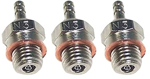 Nettoppo 3X N3 GlüHkerze Funken für 70117 1/10 1/8 RC Truck Nitro Motorteile