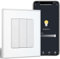 BSEED WiFi Dimmer Schalter,1 Fach 1 Weg Smart Dimmschalter,Kompatibel mit Amazon Alexa & Google Home,Lichtschalter Dimmbar für led lampen 240V Weiß(Neutralleiter Erforderlich)