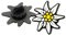 Café Viereck ® Bundeswehr Ansteckpin Edelweiß – 2,2 cm Edelweiss Abzeichen – Premium Anstecker Pin für Uniform, Jacke, Hemd – Gebirgssoldat Gebirgsjäger Alpenblume – Made in Germany
