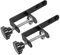 Alipis 2pcs Over The Table Rod Stand with Clamps for Desk Organization Heavy Duty Pegboard Support for Tools and Accessories Versatile Storage for Home and Workshop