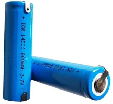 2 Stück 3,7V 800MAh Akku for Elektrische Zahnbürste, Wiederaufladbarer Akku – Kompatibel Mit Oral-B IO6 IO IO9 IO8 8N, Typ 3758 3759 3753