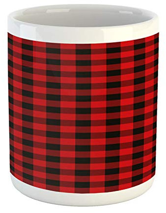 Large Stoneware Cup Orange Black Multicolour Novelty Mug 330ML for New Home Gifts,Bathroom,Kitchen Decor,Dining Room