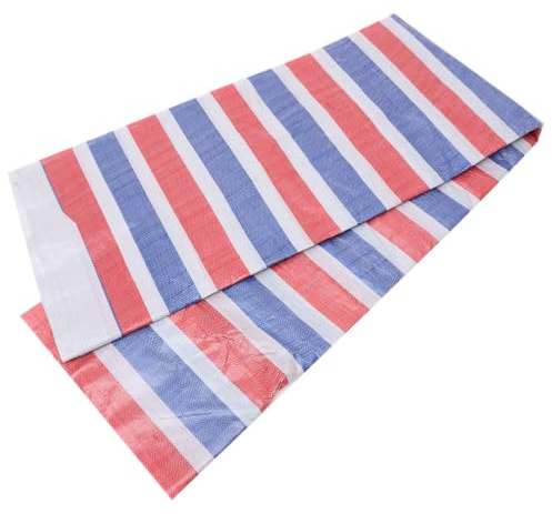 SHINEOFI Lona para Goteras Techo, Cubierta de Lona de Plástico, PVC, 1 Pieza, Uso a Doble Cara, Protección Clima, para Tejados y Cubiertas de Obra