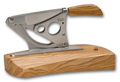 COLTELLERIA SALADINI Coupe-cigares de table F24 Olivo Couteau artisanal à lame forgée