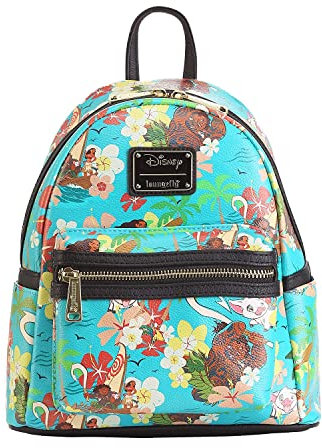 Loungefly Damen Moanaaop Umhängetasche, Blau, Medium