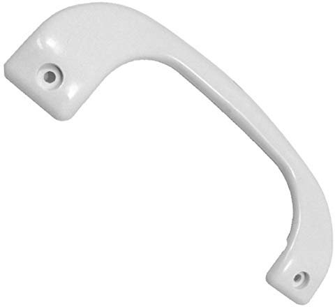 bartyspares® Door Handle for Lec L5026W L5526W L5546W R5026W R5526W U5026W U5526W U5546W Classic Series White Plastic