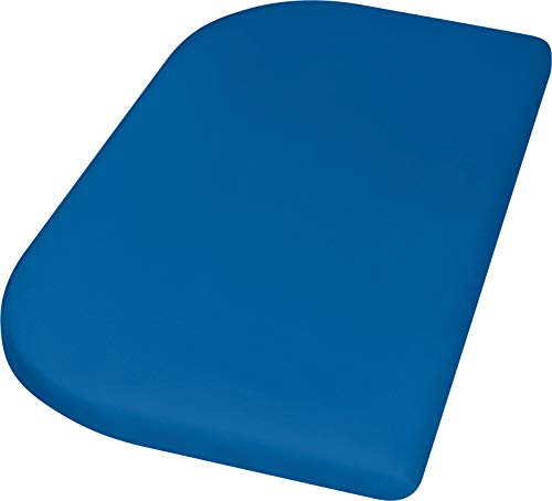 Playshoes 770325-7 Jersey-Spannbettlaken für das Beistellbett, Wasserdicht und Atmungsaktiv, 89 x 51 x 10cm, blau, blau
