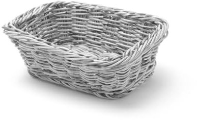 HENDI Brotkorb, Brotmulde, Brotkörbchen, Brötchenkorb, 190x130x(H)60mm, Grau