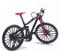 Mini Bicycle Model,Finger Bike Model 1:10 Scale Desktop Alloy Vehicles Diecast Collection Gifts Racing Toys Mountain Bike Simulation Toy Home Office Ornaments（red）