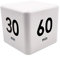 Feilifan Cube Timer, Küchentimer Child Timer Übungstimer Schwerkraftsensor Flip Timer für Zeitmanagement- und Countdown-Einstellungen (15-20-30-60 Minuten, Weiß)