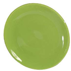 PIATTO CERAMICA PIANO CM.26 VERDE