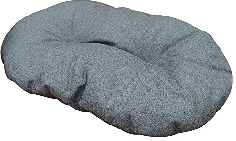 Croci Hydro Hundekissen, oval, wasserdicht, wasserabweisend, Stoff, waschbar, leicht zu reinigen, Blau, 61 x 40 cm