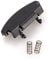 NICOLIE 3 Farben Armlehne Reparatur Deckel Konsole Abdeckung Center Latch Clip Catch Kompatibel Mit Vw Golf 4 Jetta Bora Mk4 Gti R32 Octavia Passat B5 Polo 6R - Schwarz