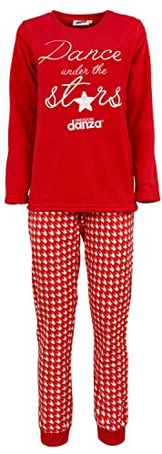 DIMENSIONE DANZA Pigiama Invernale Natalizio Lungo Donna in Pile Natale 4779