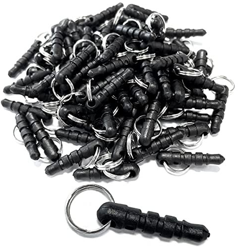 IOUALEY 150 Pieces Anti Dust Plugs Cell Phone Charm 3.5 mm Anti-Dust Earphone Cap DIY Dust Proof Headphone Jack Covers Dust Protector with Hole and Ring Compatible with iPhone/iPad/Samsung/HTC