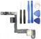 iReplaceParts Power Flex Cable For iPhone 11 (6.1) On/Off Power Switch With Bracket Replacement Camera Flash LED With Tool Kit