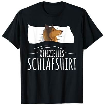 Collie Hund Offizielles Schlafshirt T-Shirt
