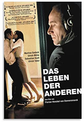 The Lives Of Others Klassisches Filmposter Dekorative Malerei Leinwand Wandkunst Wohnzimmer Poster Schlafzimmer Gemälde 40 x 60 cm