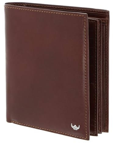 Golden Head Leder Geldbörse Colorado RFID Protect Kombischeintasche 1232 Tabacco braun
