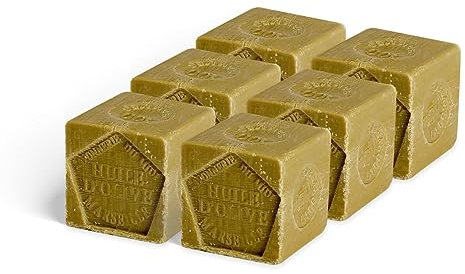 La Corvette, Lot 6x500g Cube de Savon de Marseille Olive – Sans emballage plastique…