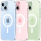 TOCOL Clear Magnetic for iPhone 15 Plus Case 6.7-Inch, Fit for MagSafe, Upgraded [Full Camera Protection], [Never Yellowing] Protective HD Hard Shockproof Slim Cover (Clear)