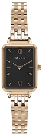 Carlheim Femmes Analogique Quartz Japonais Montre avec Bracelet en Acier Inoxydable 2620-IC