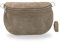 BRISE Bauchtasche Damen Wildleder AFIA Handgemachte Umhängetasche Crossbody Bag mit Ledergurt 3 Fächer Schultertasche Stylische Hüfttasche Gürteltasche Made in Italy (Dunkeltaupe-1)