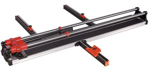 ROJOO Taglierina manuale per piastrelle a doppio scorrimento da 48 pollici con piastra inferiore in alluminio largo piastra inferiore in ceramica porcellana taglierina per piastrelle Heavy Duty 1200