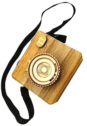 OUNONA 1 Stück Karton Desktop-Kamera Terrarienglas Wind Karussell- Geburtstagsgeschenk shöne bescherung schreibtischdeko spielzeug Jahrgang Musikbox Kamala rotieren
