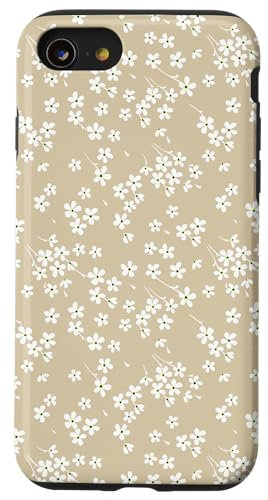 iPhone SE (2020) / 7 / 8 Ditsy Floral Phone Case White Beige Floral Case Case