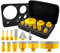HIGHDRIL Fliesenbohrer Diamantbohrer Set 12 tlg - 6/6/8/20/25/35/50/68/110mm Lochsägen+50mm Fasenbohrer+20mm Fräsbohrer+Adapter für Porzellan Keramik Fliesen Granit Marmor