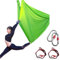 Generisch Yoga Vertikaltuch, Yoga Yogatuch, Yogatuch zum Aufhängen, Aerial Yoga Towel aus Nylon mit Hardware, Yoga Akrobatik Set, Akrobatik-Tuch Aerial Yoga Silk für Erwachsene(5X2.8M)(Grasgrün)