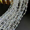 Christbaumschmuck Perlen Weihnachtsbaumschmuck, Perlen zum Basteln, Für Foyer Trennwand Party Hochzeit Dekoration, Farbigen Transparenten Perlenvorhänge mit Diamantschliff für DIY &Schmuckherstellung