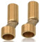 Lot de 2 adaptateurs pour robinet de douche, 3/4 AG x 1/2 AG S - Adaptateur de raccord décalé de 8 mm - Longueur : 60 mm - Raccord excentrique pour robinetterie murale