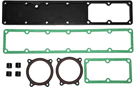 XTevu Placa de eliminación de calentador de rejilla firme, kit de juntas de aluminio billet, compatible con Cummins 6.7L