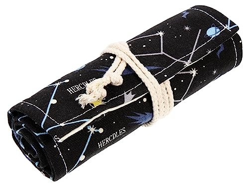 HAPINARY Stiftetasche Mit Großem Fassungsvermögen Buntstift-Organizer Skizzenstifte Leinwandrolle Sicher Und Langlebig