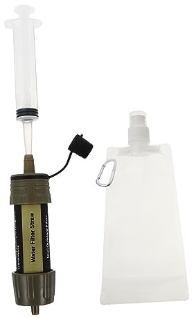 SUPVOX Mini Purificador De Agua Para Acampar Senderismo Escalada Filtro De Agua Portátil Para Exteriores Abs Seguro