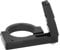 Adjustable Front Derailleur Clamp for Bicycle, Aluminum Alloy Front Derailleur Adapter Band, with Polished Surfaces, Humanized Design (BLACK)