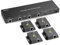 VEDINDUST HDMI Splitter Extender 1 in 6 out bis zu 50M 165FT über Cat6/7 HDMI Over Ethernet mit 2 Loop Ausgängen Unterstützt EDID Management 1080P60Hz POC