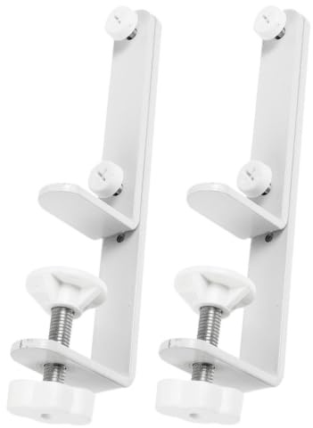 BESPORTBLE Pegboard Panel Support Brackets 2-Piece Tabletop Pegboard Stand Holder for Desk Panel Support Metal Accessories for Home Office Display Organisation