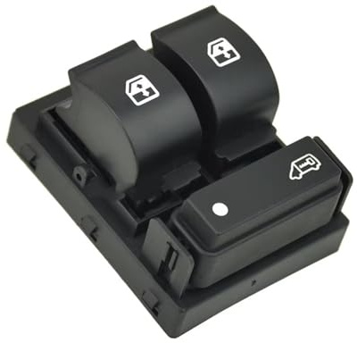 Interruptor Ventana 735421419 Reemplazo de la consola del interruptor triple botón elevalunas eléctrico para Fiat Doblo para Ducato Elevalunas eléctrico Interruptor