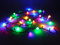 Christmas Concepts® 35 Multi Color LED Berry Lights con cavo verde da 3m - Decorazioni per albero di Natale - Luci per interni